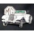 Image for PIN BADGE MG TF WHITE