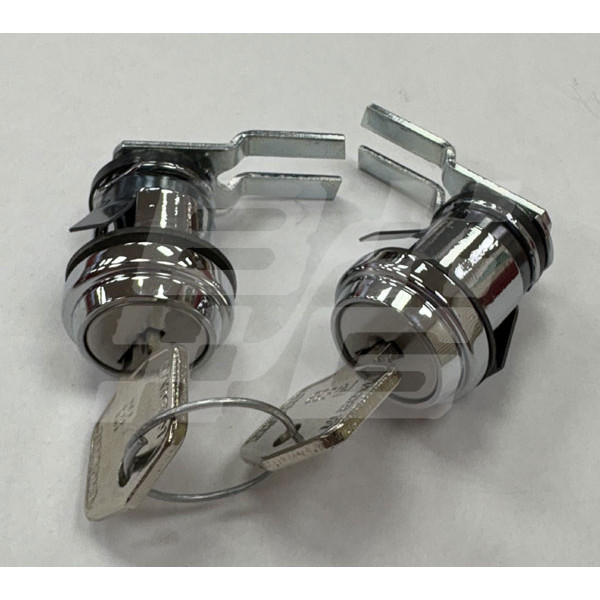 Image for DOOR LOCK PAIR FOR MGB MGC (MK11 push button handle)