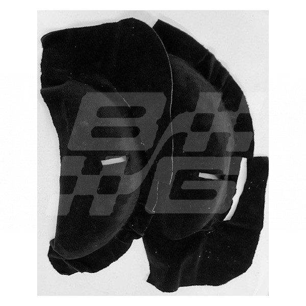 Image for GT REAR WHEEL ARCH CARPET BLACK PR